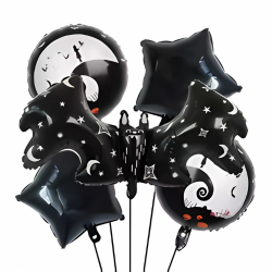 Decoração de balões de Halloween | Decoração de balão de aranha de abóbora Halloween