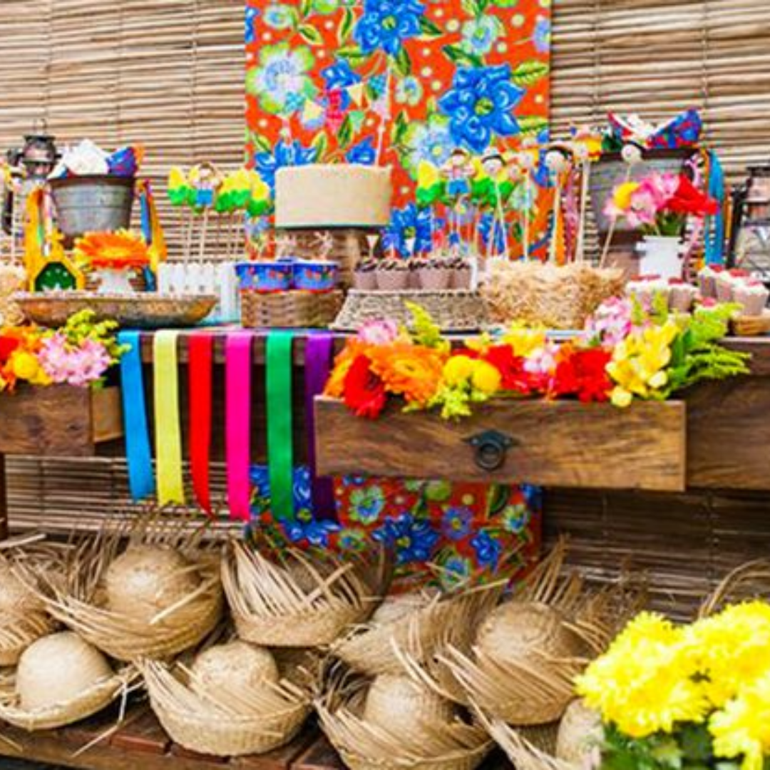 Chapéu Caipira De Palha Desfiado Para Festa Junina Aprox.55-60cm/21,65-23,62 polegadas