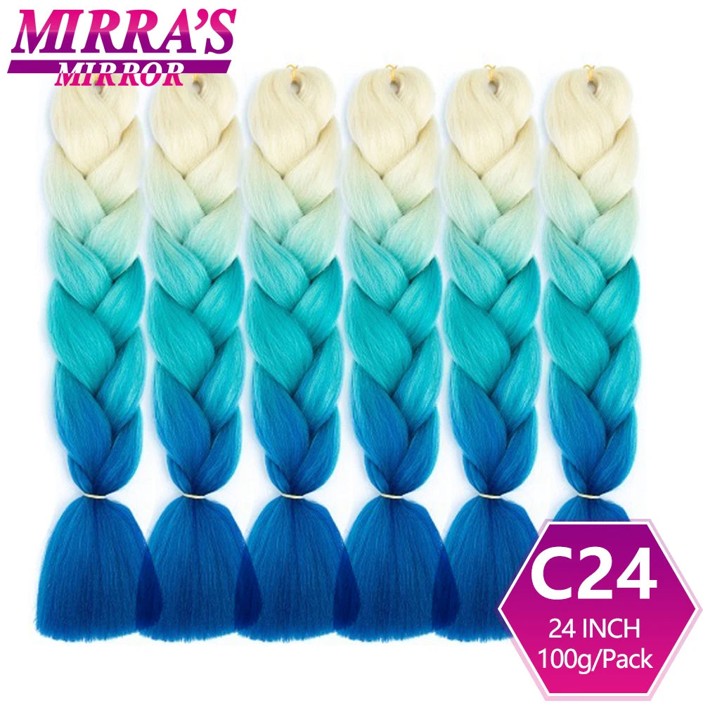 Extensões de cabelo sintético trançado para tranças africanas 6 fios jumbo trançado