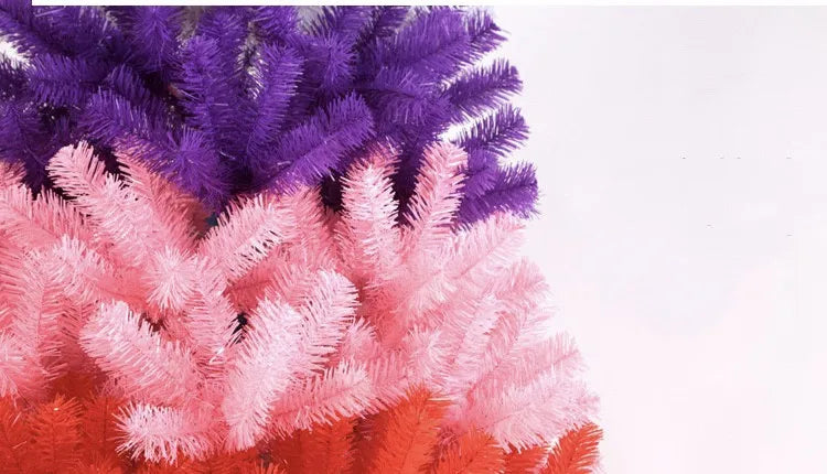 Árvores de Natal artificiais, árvore de Natal de PVC com suporte de metal branco - perfeita