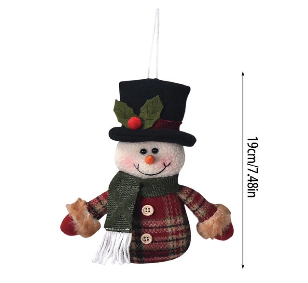 Boneco de Papai Pingente Noel Fofo em Forma de Cervo, Boneca de Natal, Enfeite Pendurar