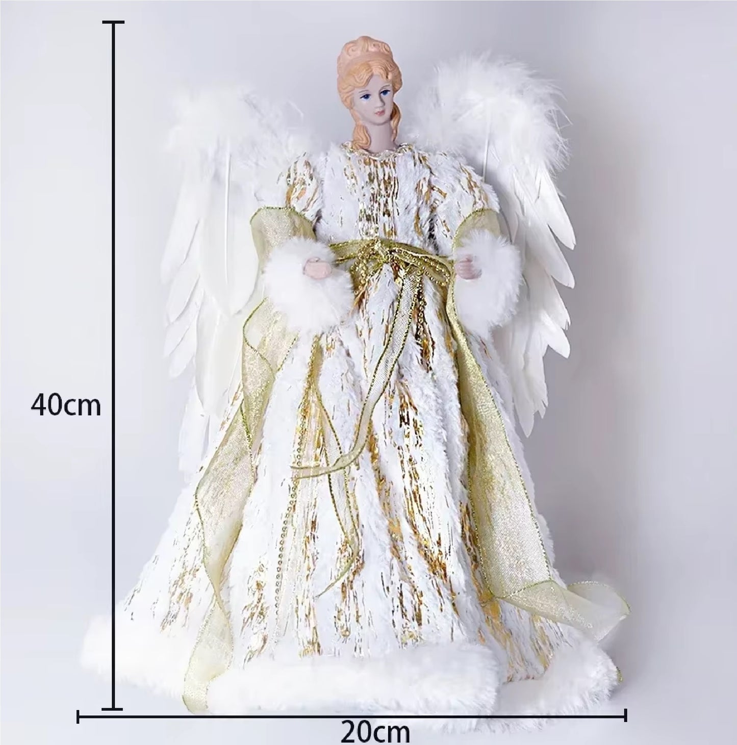 Anjo Enfeite Decoração De luxo Arvore de Natal 40CM*25.5CM*15CM Arvore de Natal