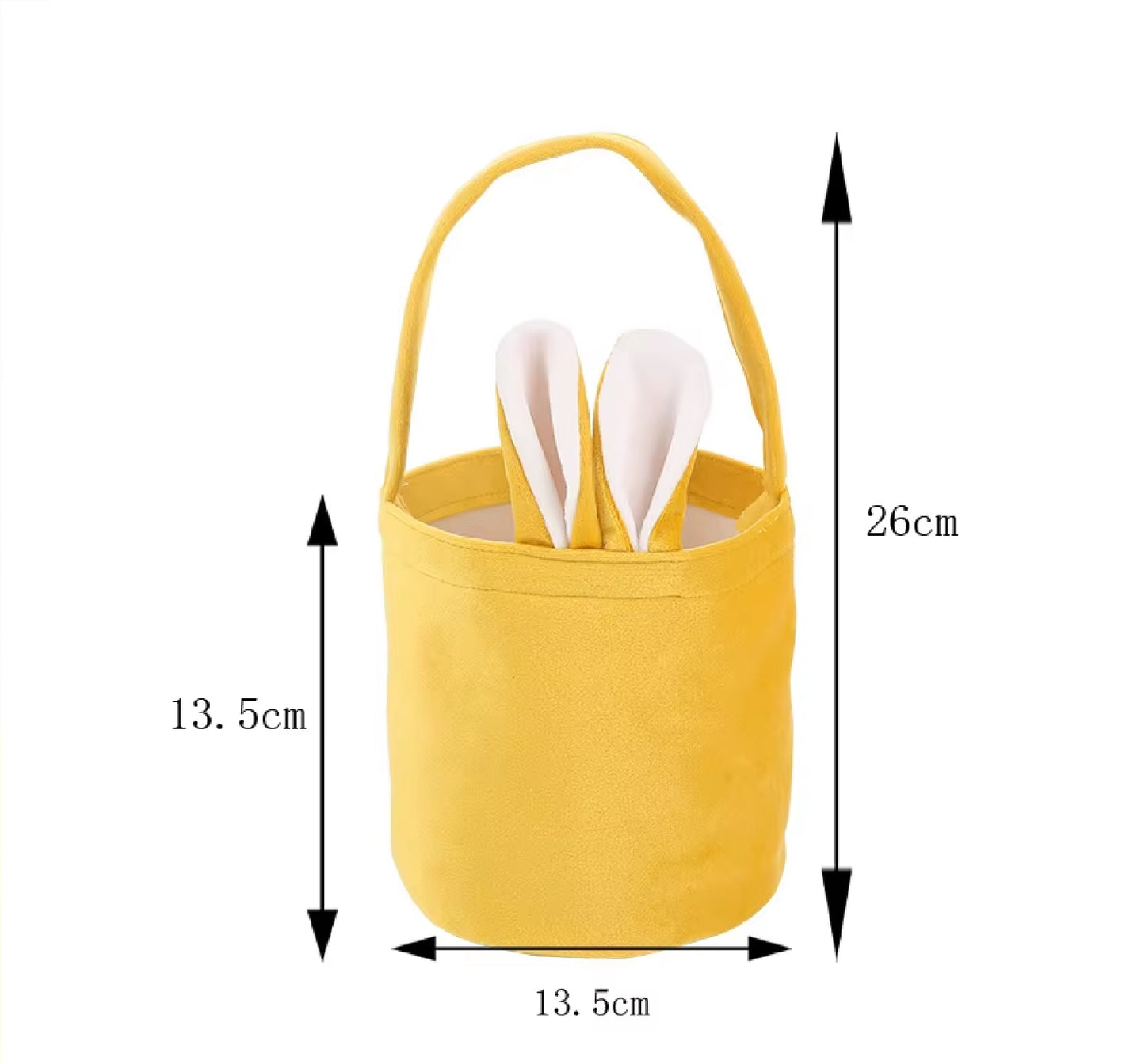 Sacola de Coelho com Orelha de Páscoa para Uso Diário Chás de Bebê Cesta de de Páscoa