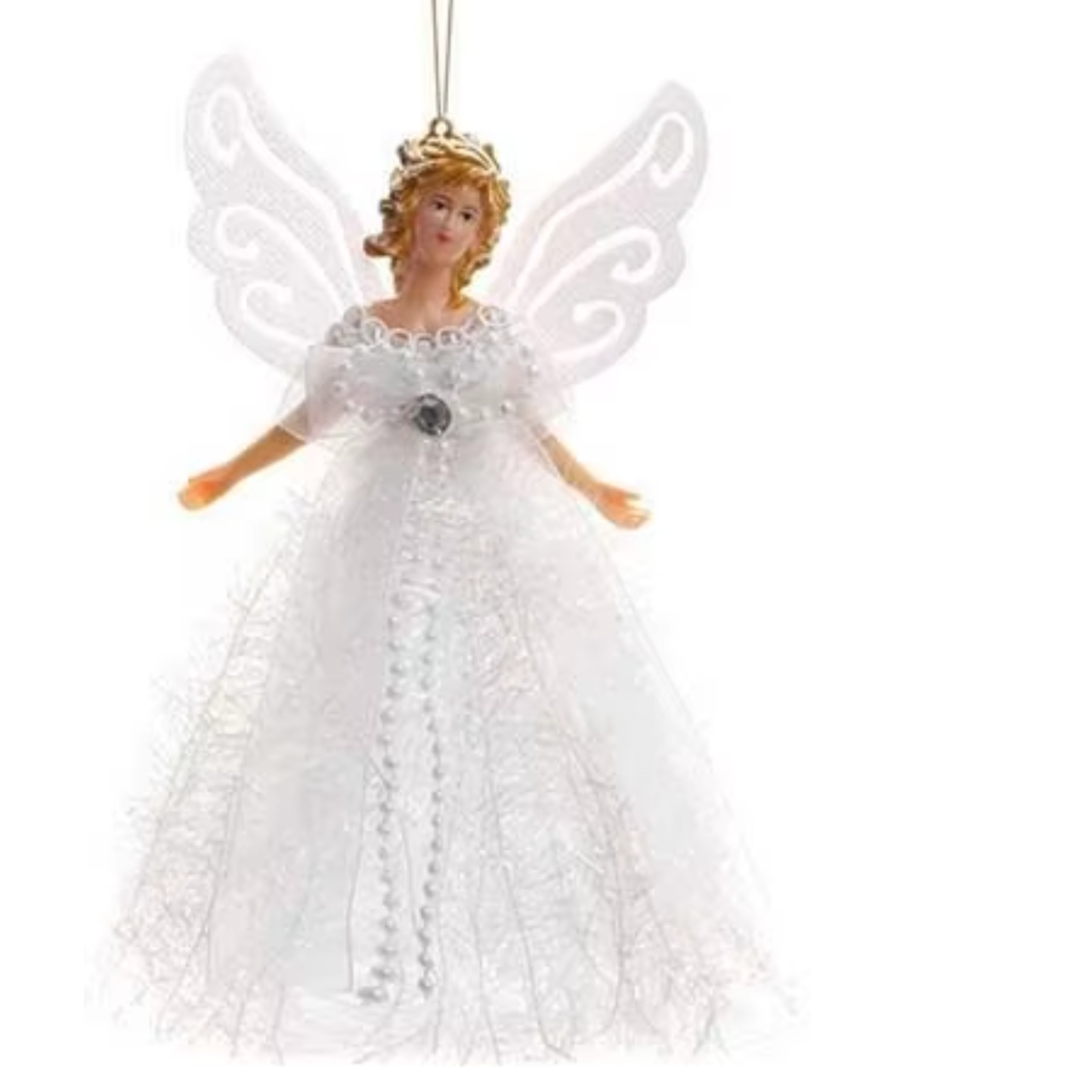 Anjos de Natal para árvore - Toppers de Natal Árvores dos Anjos| Enfeites de anjo árvore