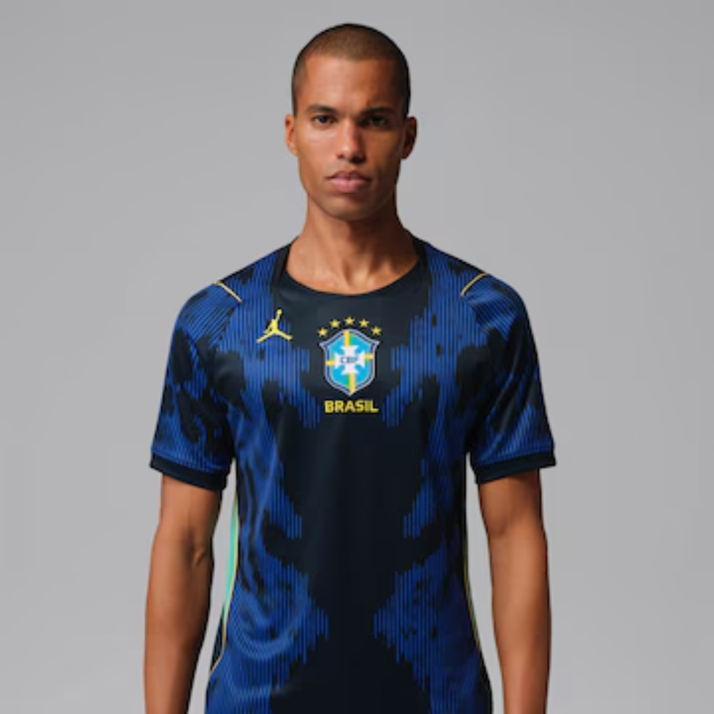 Camisa Brasil Azul Copa do Mundo Camisa Brasil Copa 2026 Unissex Azul Torcedor