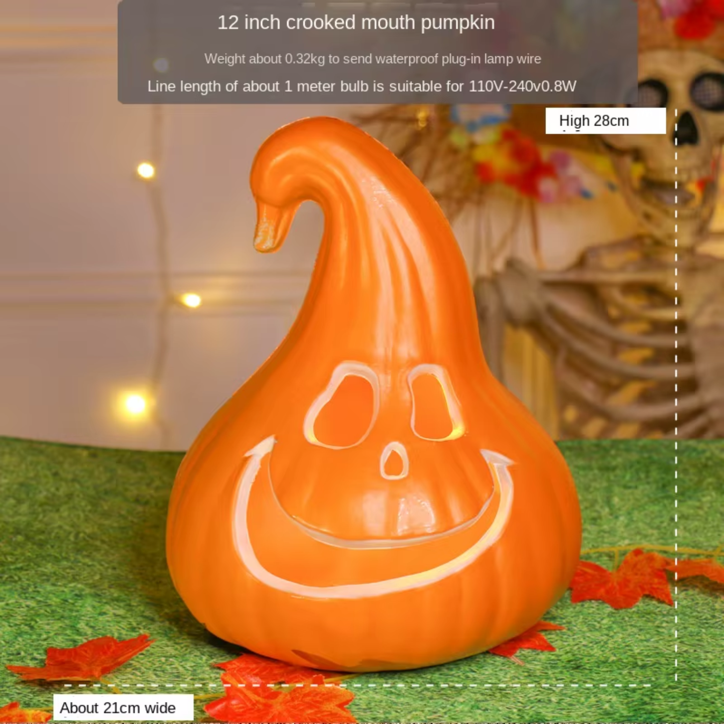 Lanterna LED de Halloween Luz de Grande Pacote com Luzes de Abóbora de Halloween