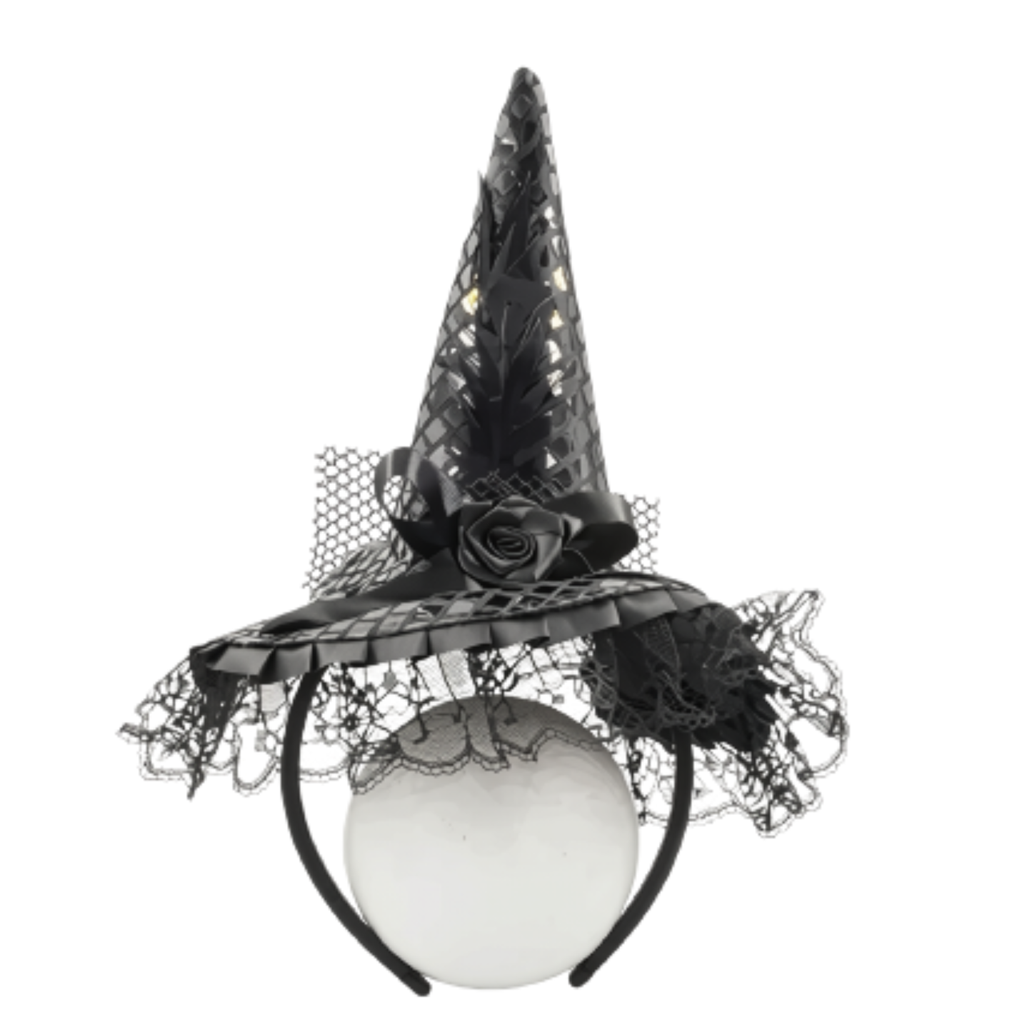 Tiara Chapéu De Bruxa Para Halloween Lindas Delicadas Acessório Fantasia Carnaval