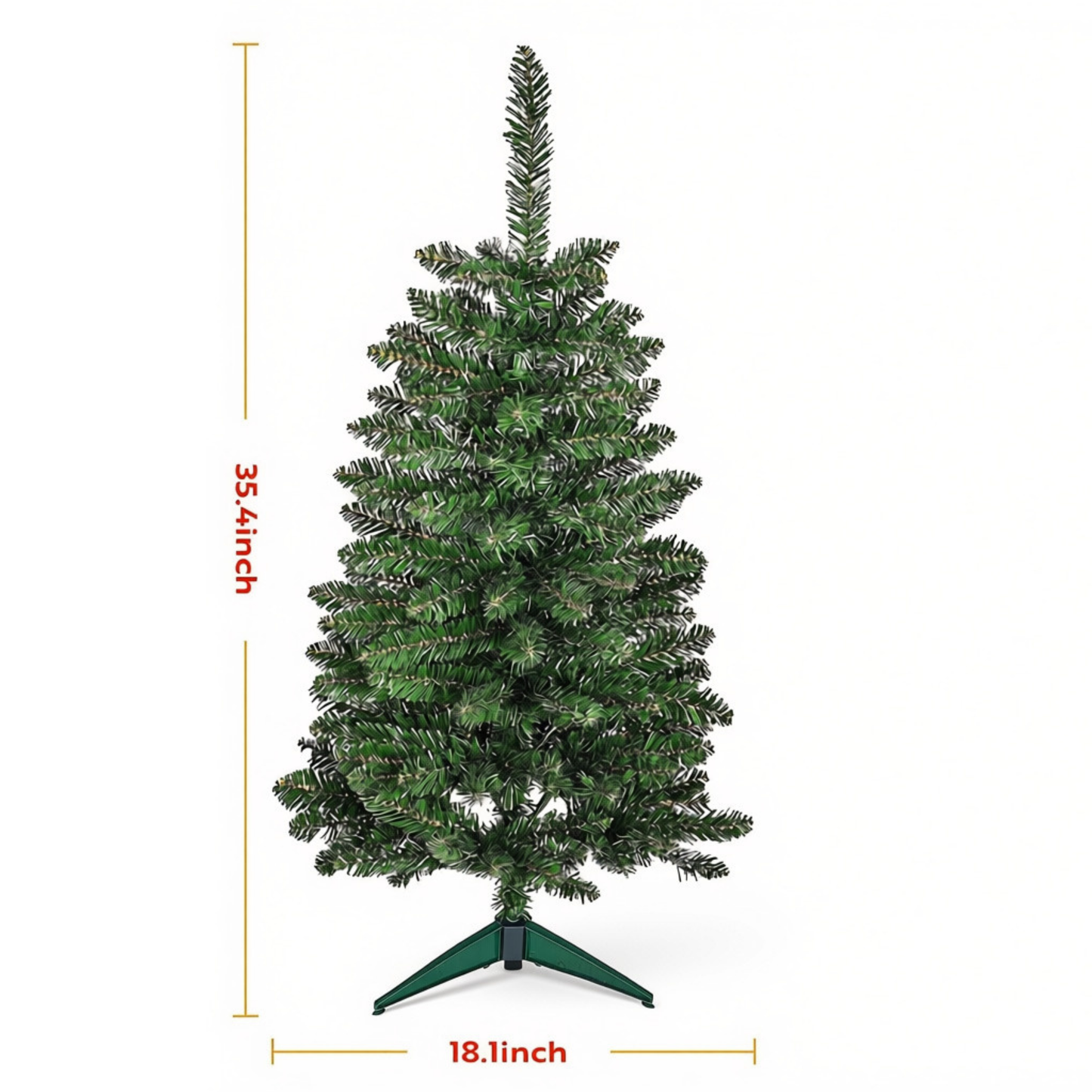 Árvore de Natal 45cm/60cm/90/ Artificial Pinheiro Pernas Ambientes Internos e Externos