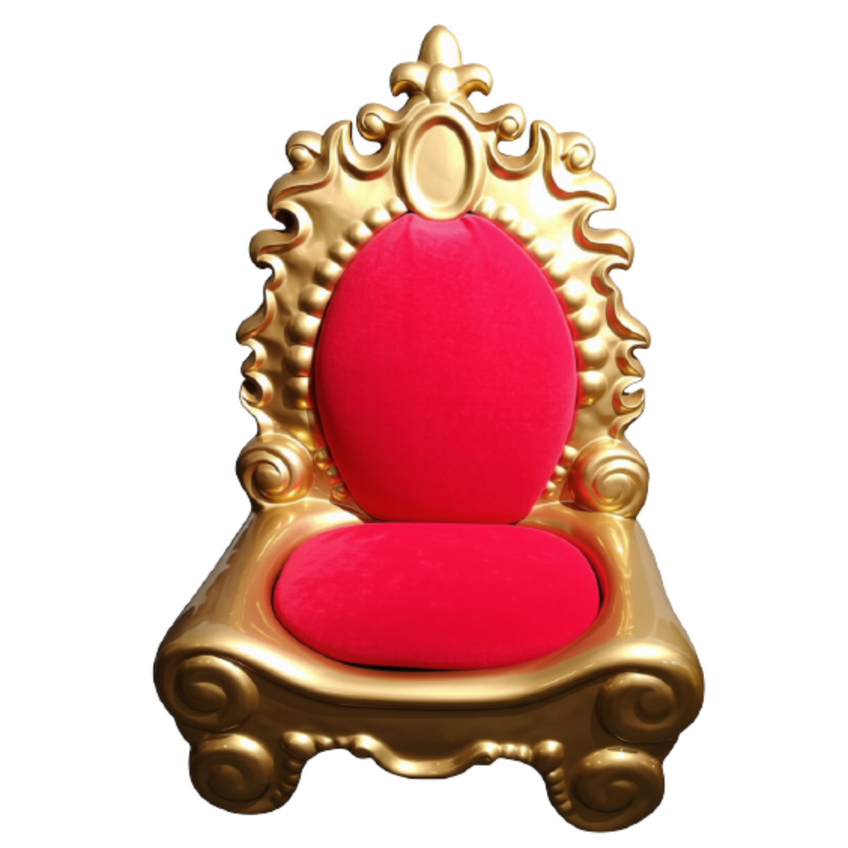Trono Natalino para Shopping Cadeira Trono de Natal Poltrona Natalina Papai Noel Camurça