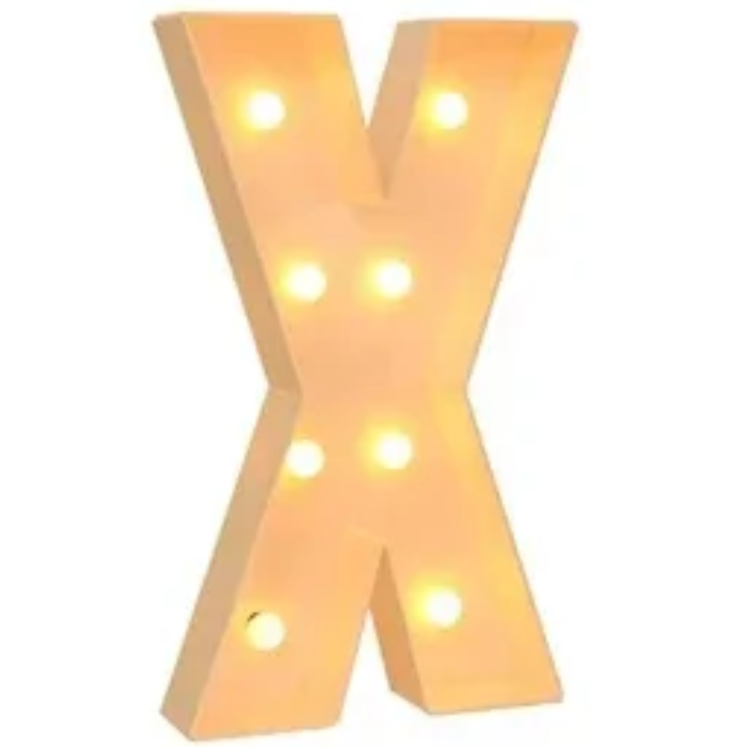 Letras iluminadas para letreiro - Letras brancas frias iluminadas H com bolsa de água fixa