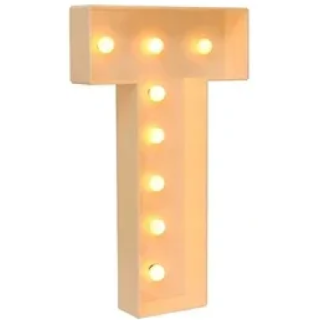 Letras de LED gigantes Conjunto de 1 letras de LED para bebês, grande tenda iluminada