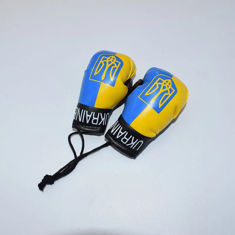 Chaveiro com a bandeira do Brasil, mini luvas de boxe, decoração versátil, acessório boxe