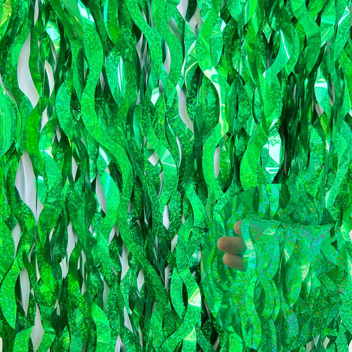 Conjunto de Cortinas Decorativas Metálicas para Festas 1x2m