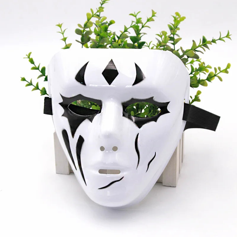 Máscaras de Dança de Rua (Passo Fantasma Dance / Hip Hop) Feitas de Plástico Leve, Usadas para Festas e Cosplay
