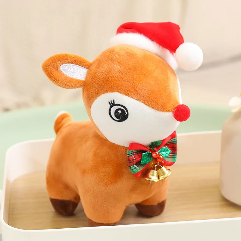 Urso de Pelúcia de Natal com Chapéu Presente de Natal para Pelúcia, Urso de Pelúcia