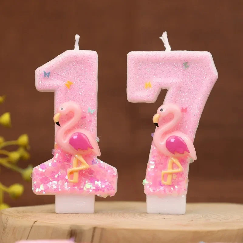 Velas de aniversário, velas numéricas para bolos de aniversário com borboleta e velas