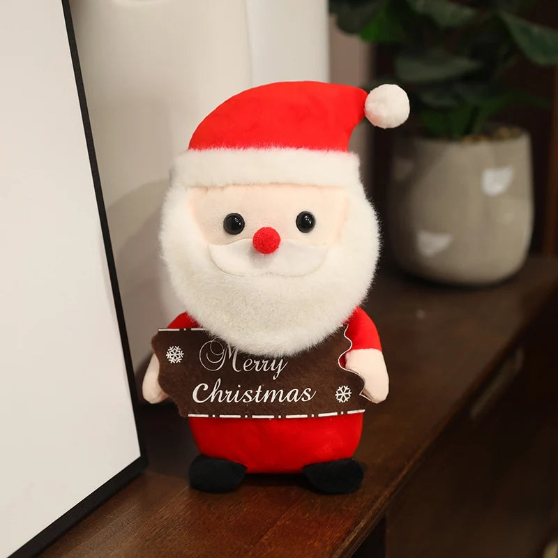 Urso de Pelúcia de Natal com Chapéu Presente de Natal para Pelúcia, Urso de Pelúcia