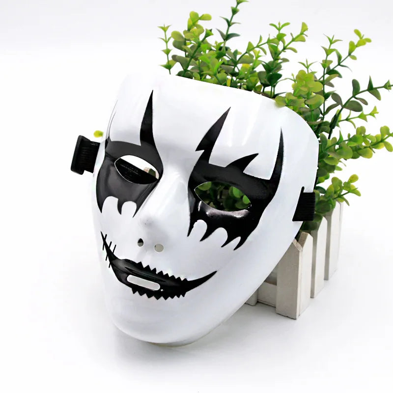 Máscaras de Dança de Rua (Passo Fantasma Dance / Hip Hop) Feitas de Plástico Leve, Usadas para Festas e Cosplay