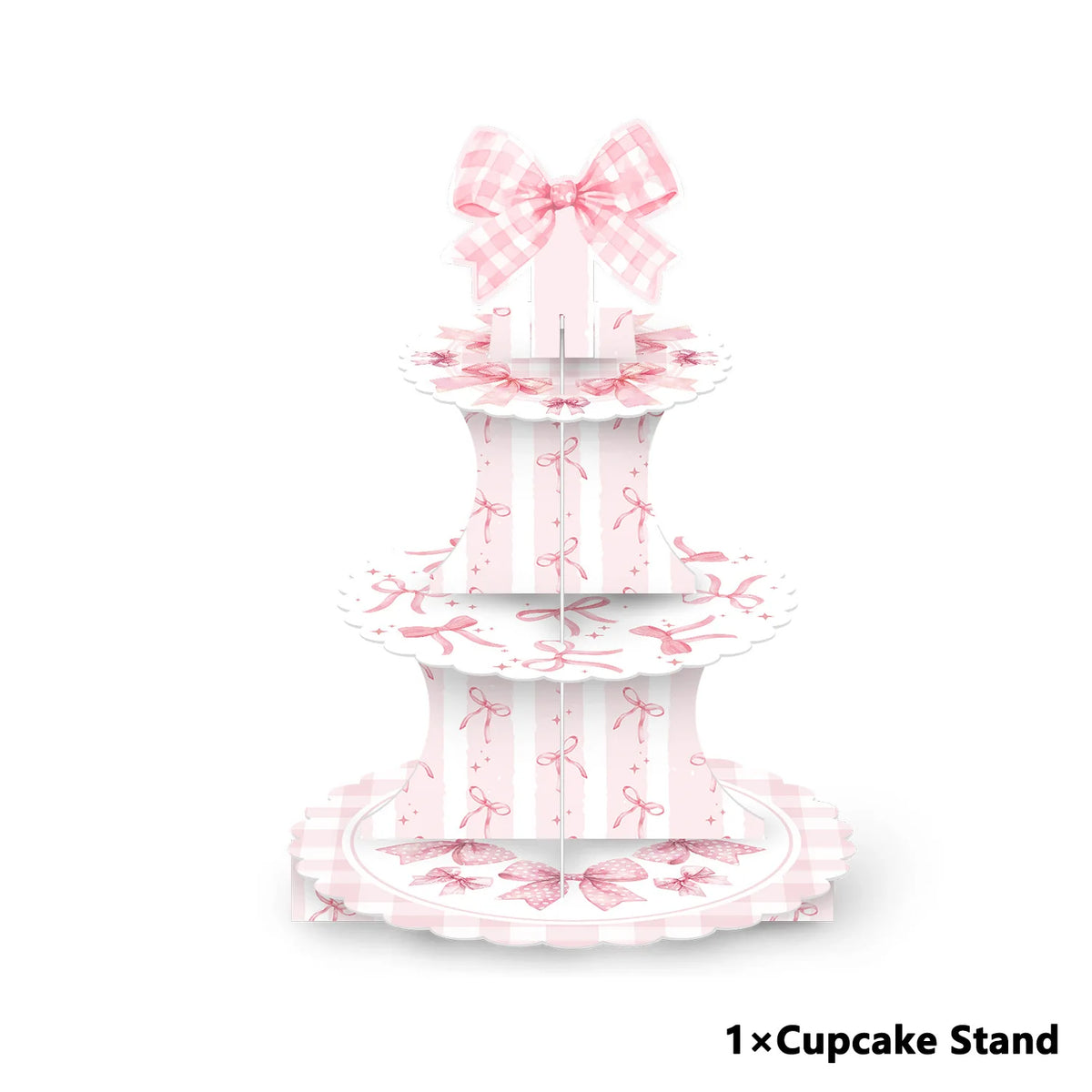 Suporte floral Dia das Mães Suporte floral de 3 camadas para cupcake para festa de chá