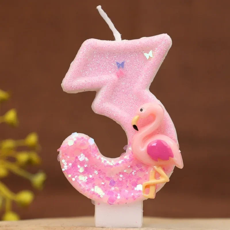 Velas de aniversário, velas numéricas para bolos de aniversário com borboleta e velas