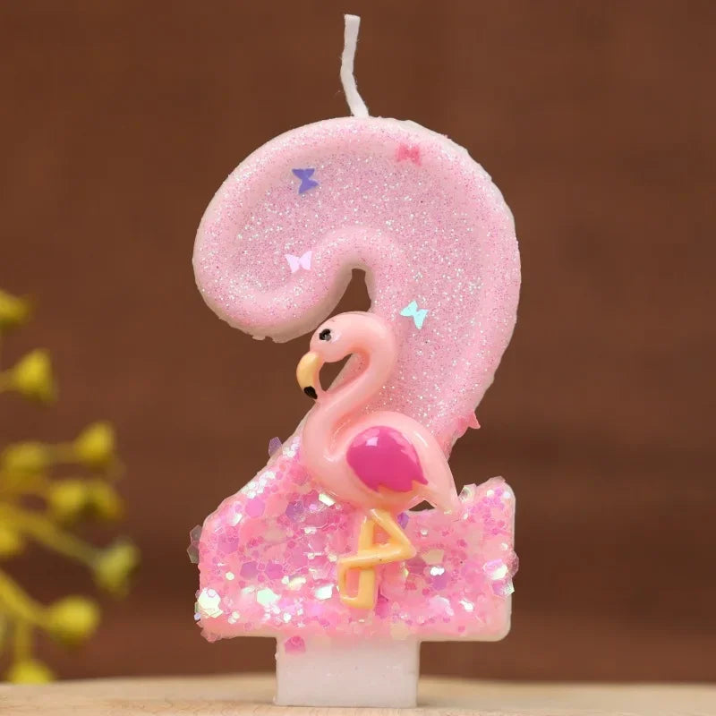 Velas de aniversário, velas numéricas para bolos de aniversário com borboleta e velas