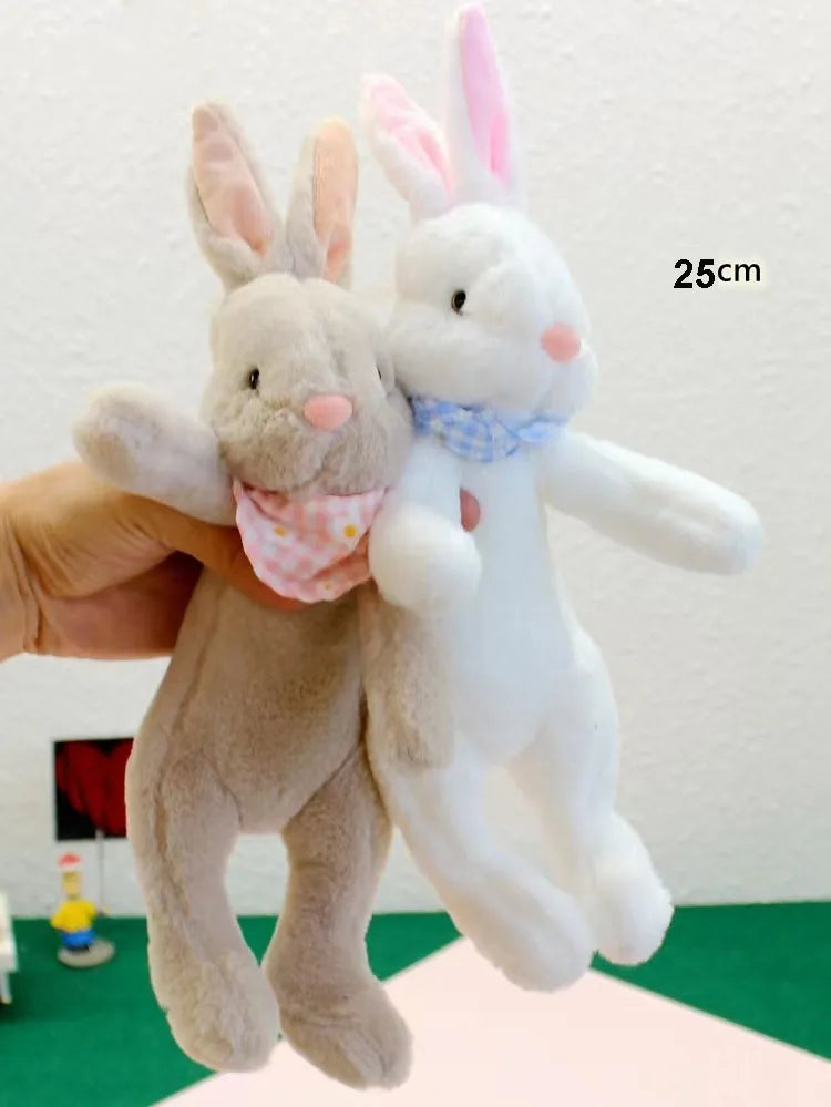 Coelho de Páscoa Branco/Marrom Coelho de Pelúcia de Páscoa de 20cm ou 40cm, Coelho