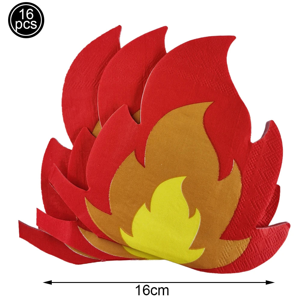 Enfeite Fogueira Papel 3D Festa Junina São João 16cm – Decoração Centro de Mesa Arraial