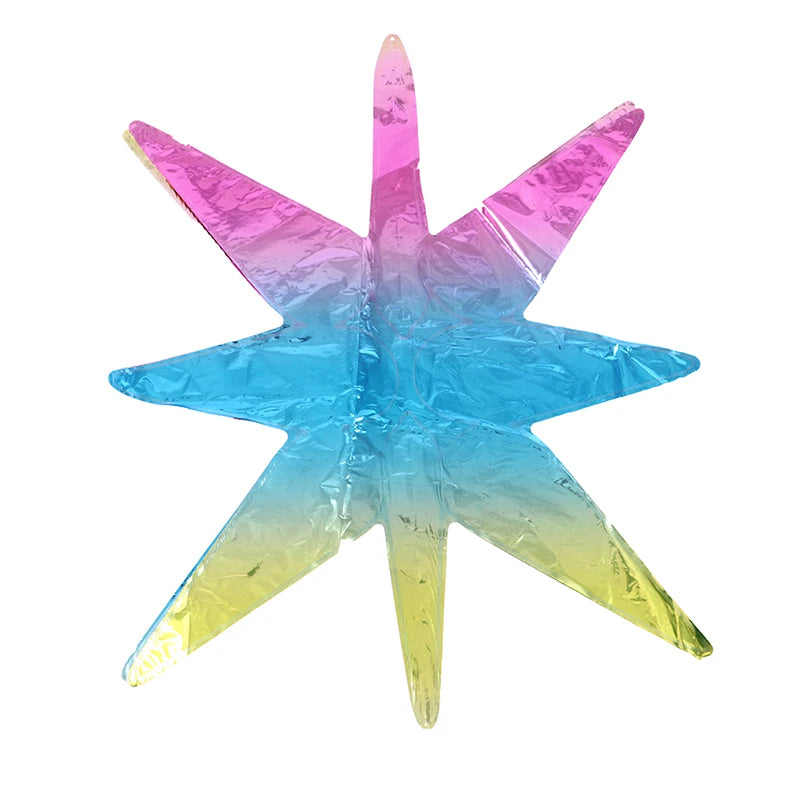 Balões estrelas 12 pontas de natal