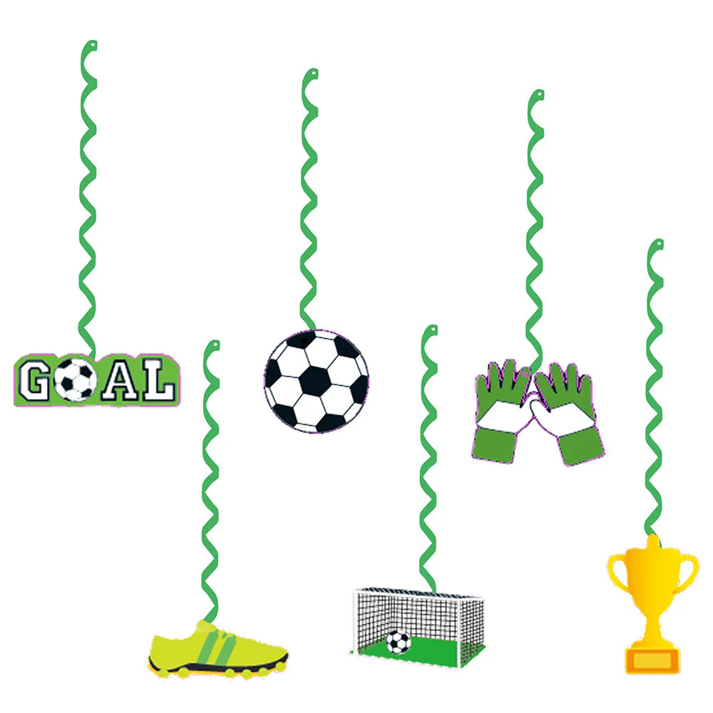 Faixa Copa do Mundo de futebol de feliz aniversário - 1 peças de bandeira de galhardete
