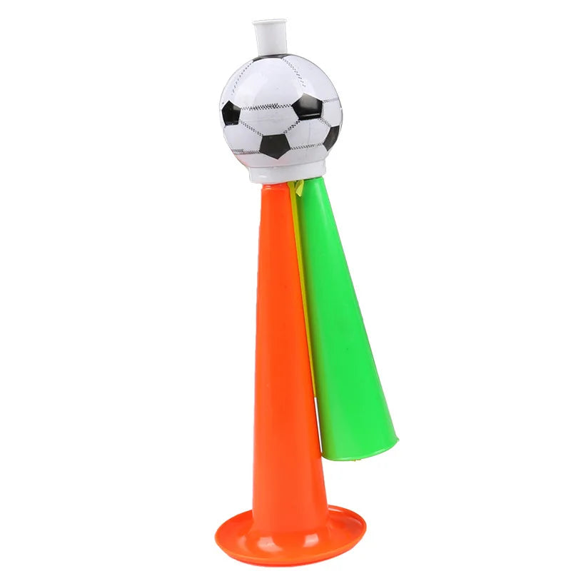 Kit 1 Vuvuzela Corneta Brasil Verde E Amarelo Acessório Torcedor Essencial Vibrarem