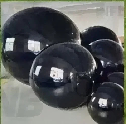 Bola Espelhada Inflável Gigante 6 Peças com Bomba de Ar, Conjunto de Esferas Coloridas