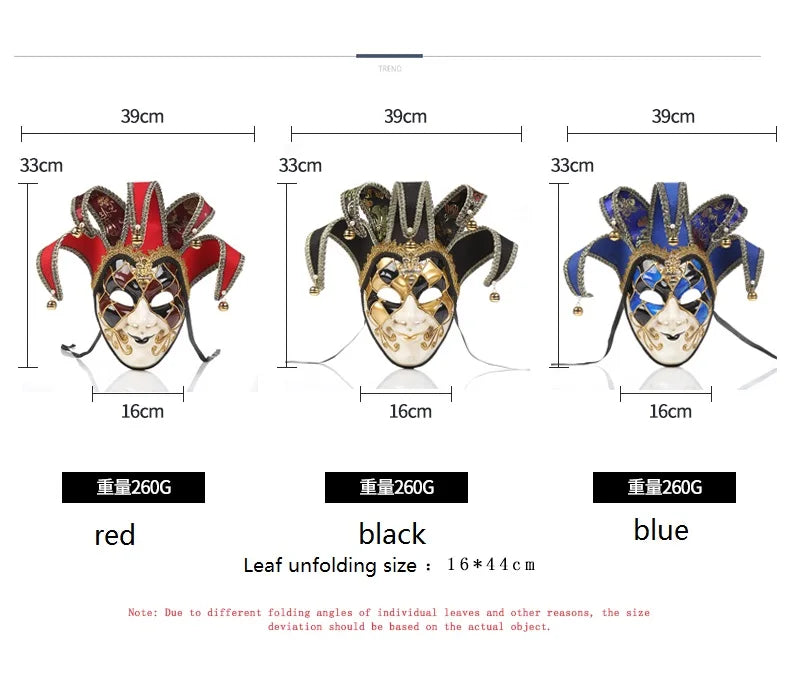 Exclusiva de máscaras venezianas, inspiradas nas tradições Carnaval de Veneza