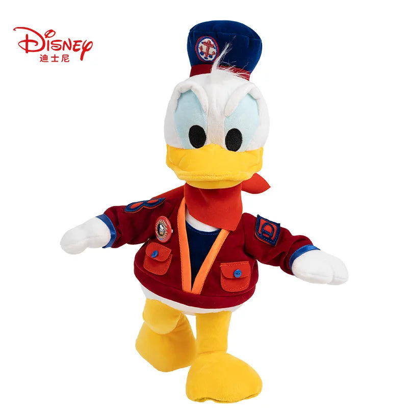 Disney Minnie Mouse Margarida/Pato Donald/Mickey, rosa e preto saia bolinhas pelúcia