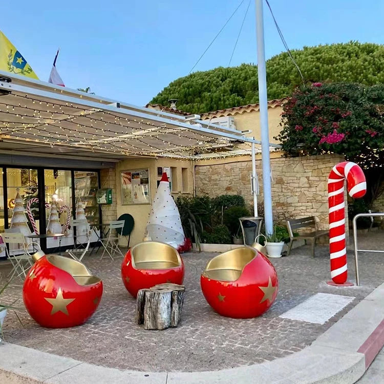Poltrona Trono Cadeira do Papai Noel Natal Cadeira Gigante para Shopping Cadeira Gigante