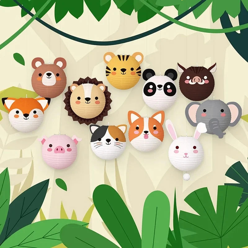 Lanterna de Coelho Páscoa Coelho Lanterna Animal Lanterna De Papel Para Comemoração
