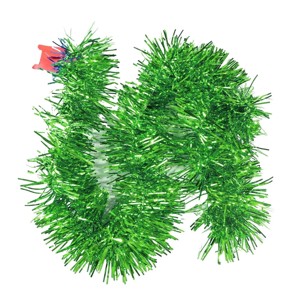 Guirlanda Colorida de Natal 15 jardas (45 pés) comprimento comercial grosso papel alumínio