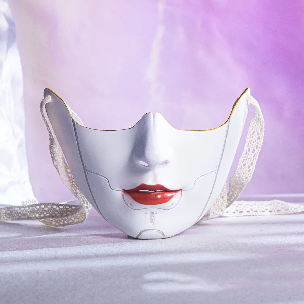 Máscara Facial Estilo com Temática de Cartas de Baralho, Máscara de Cosplay Estilo Mecânico/Veneza Antigo
