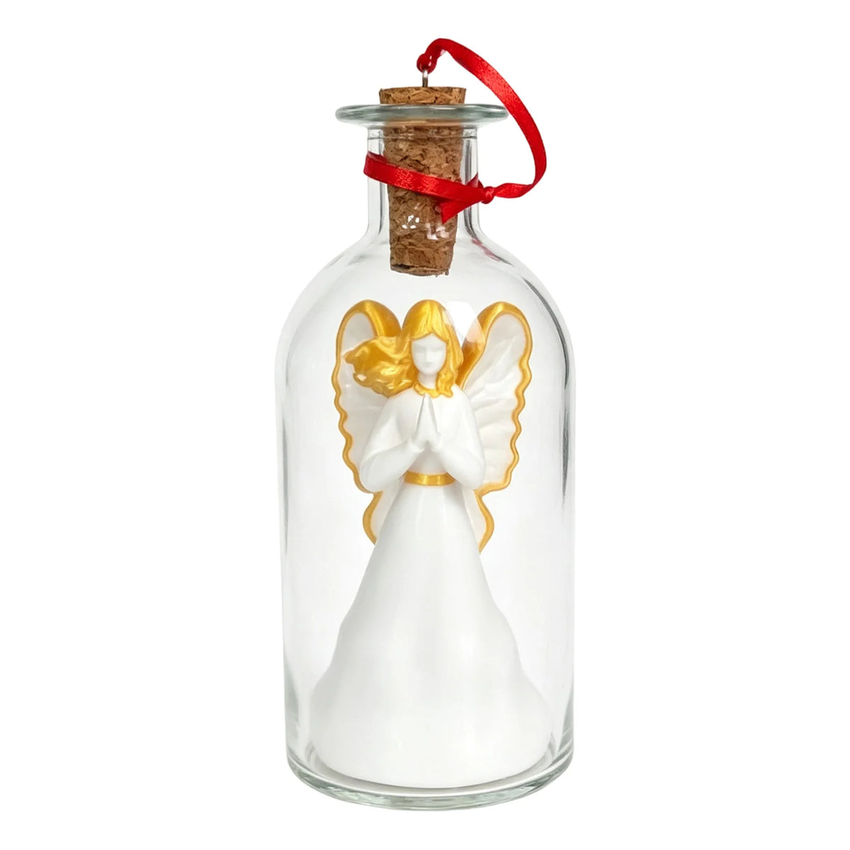 Garrafas Decorativas de Vidro com Gravador de Cenários em Miniatura Agradável Mensagem (Enfeites de Natal)