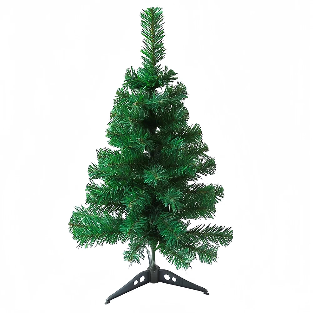 Mini Árvore de Natal Cinza/Branco 45cm/60cm (Entre 35 e 70 Galhos) Pinheiro Artificial