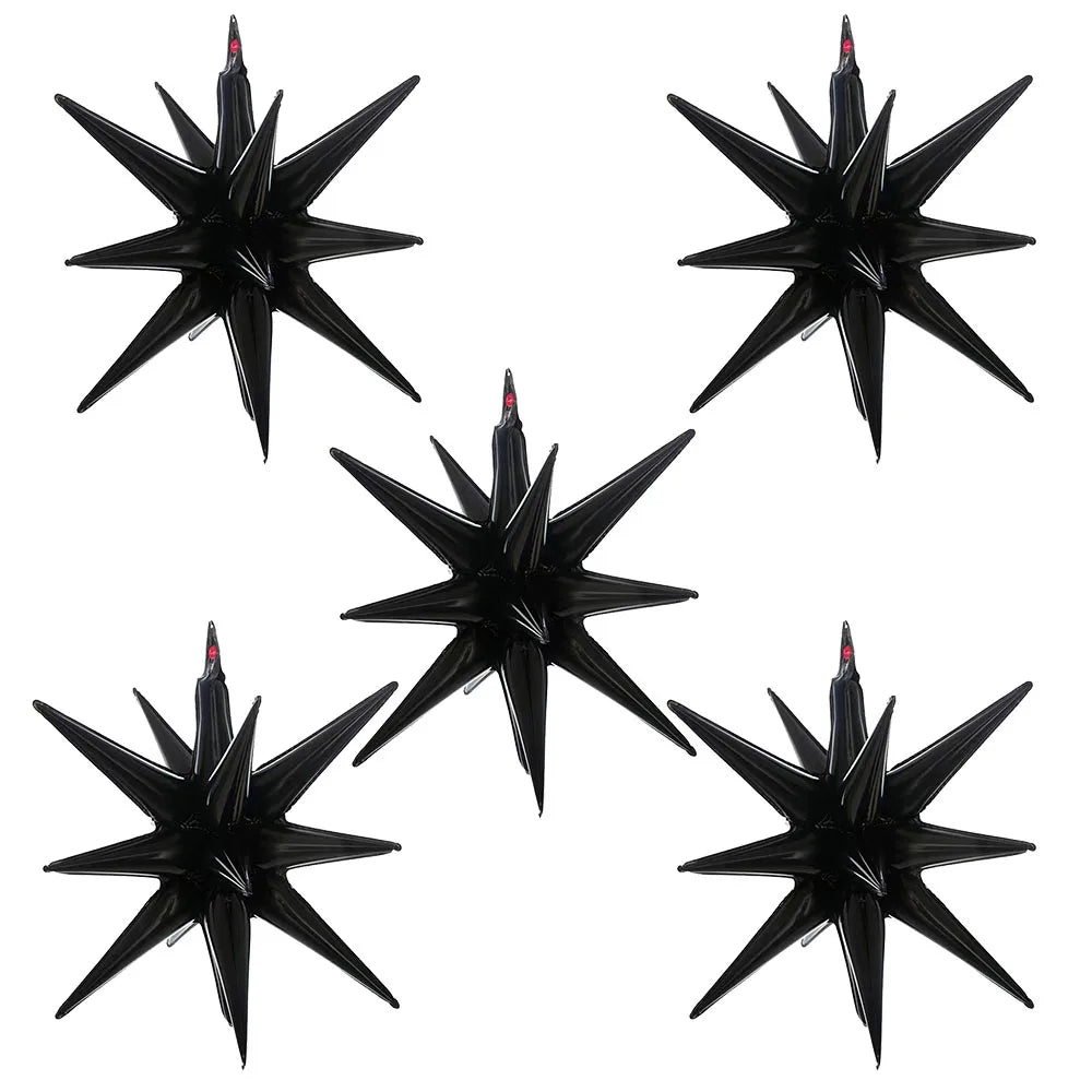 Kit 5 Balão Estrela 14 Pontas Grande 22 Polegadas 67cm