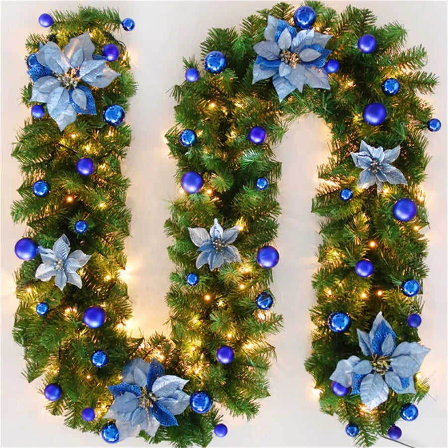 Guirlanda de Natal Decorativa, Guirlanda de Natal com Bengala, Enfeite para Árvore Natal