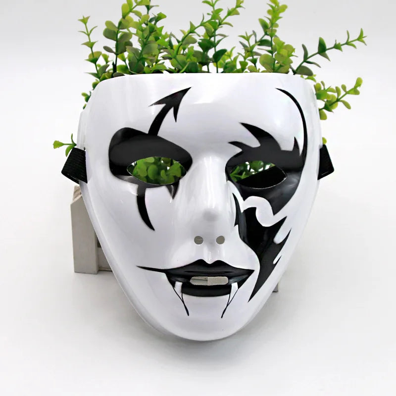 Máscaras de Dança de Rua (Passo Fantasma Dance / Hip Hop) Feitas de Plástico Leve, Usadas para Festas e Cosplay