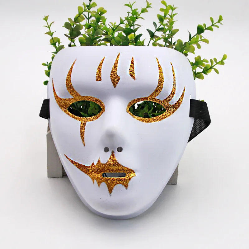 Máscaras de Dança de Rua (Passo Fantasma Dance / Hip Hop) Feitas de Plástico Leve, Usadas para Festas e Cosplay