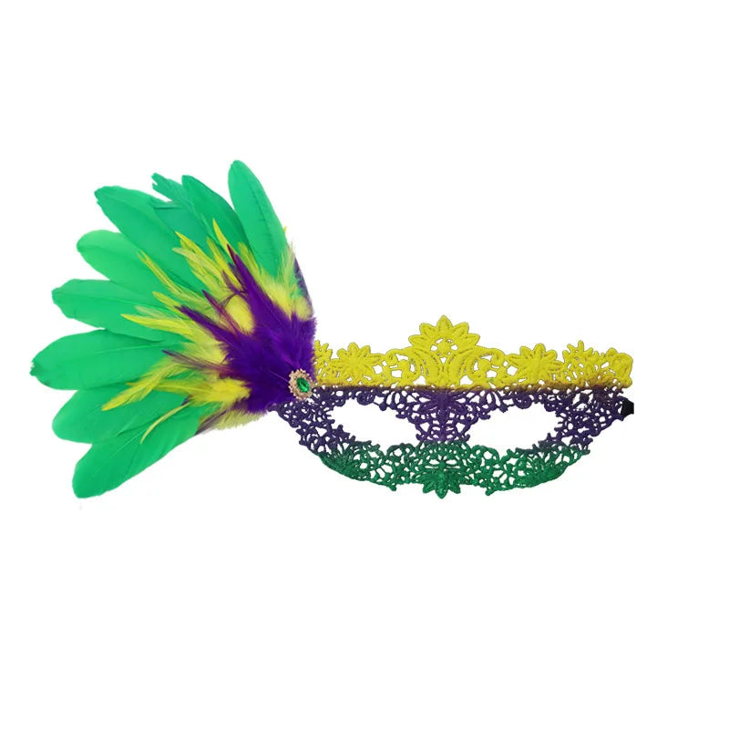 Máscara de carnaval de carnaval, máscaras venezianas para festas, fantasias de festa