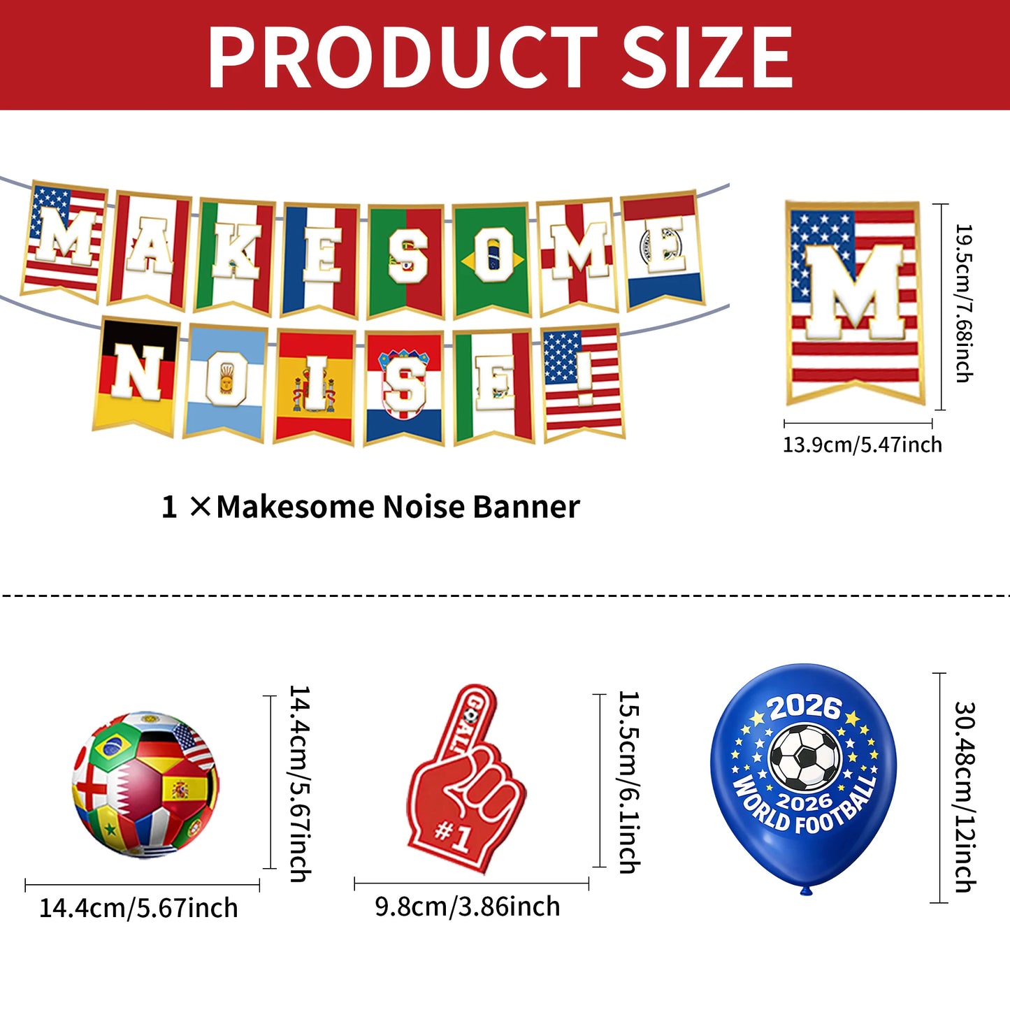 Banner para decoração de festa de futebol mundial, decoração de parede eventos esportivos