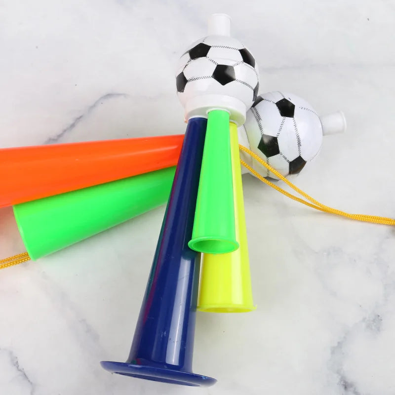 Kit 1 Vuvuzela Corneta Brasil Verde E Amarelo Acessório Torcedor Essencial Vibrarem