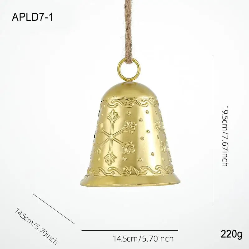 Enfeites De Sino De Natal Decoração de Pendentes, Sinos Decorativos de Natal em Metal