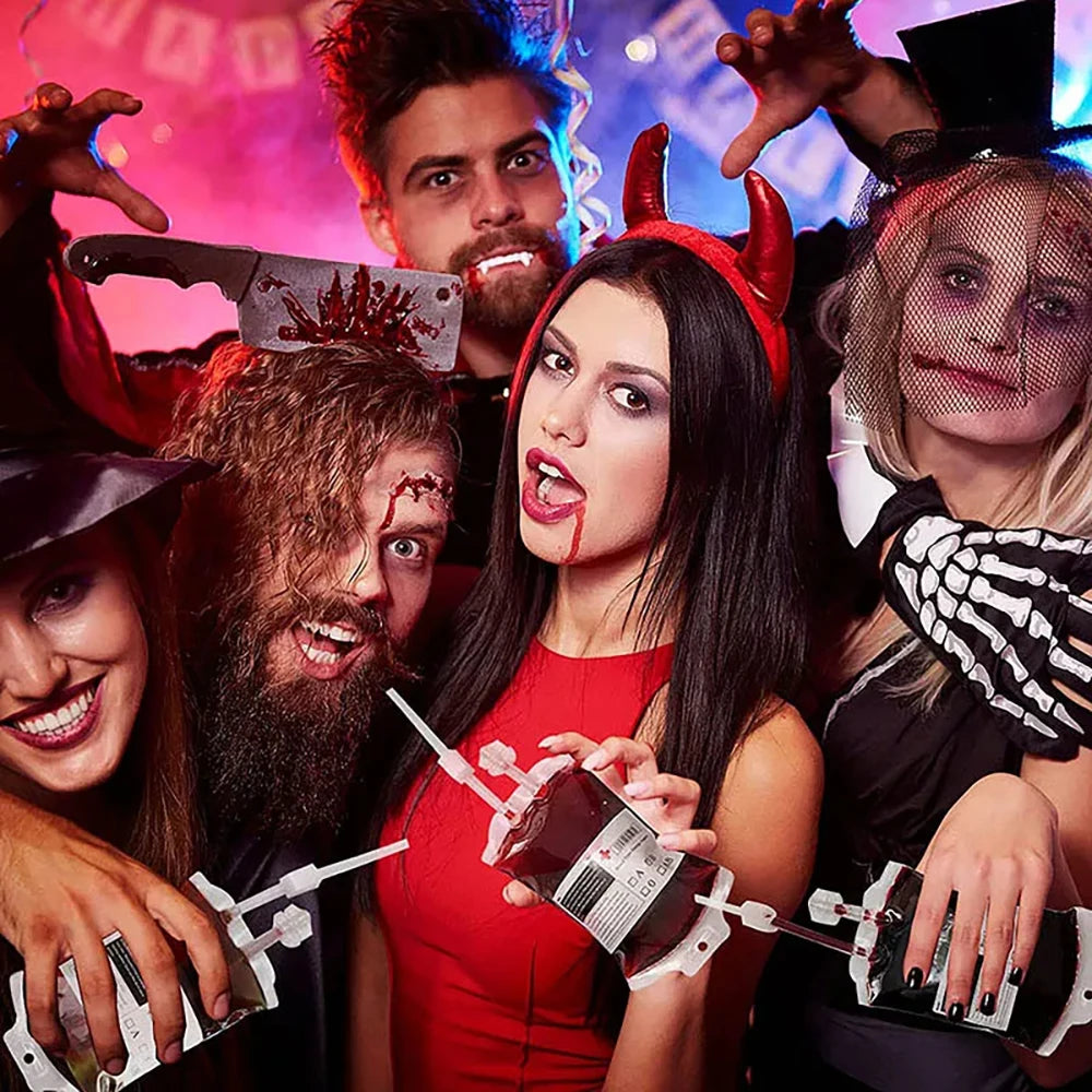 Sacos Sangue Halloween 1/3/10 Peças Saco Sangue Halloween Sacos Sangue Reutilizáveis