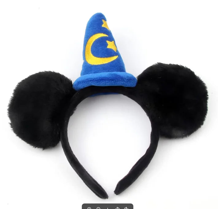 Tiaras Mickey Orelhas de Mickey de feiticeiro, lantejoulas Azul (menino feiticeiro)