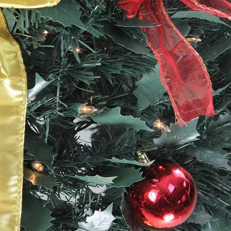 Árvore de Natal Premium Enfeites e Pisca Pisca de 1.8m/47 Polegadas 400 Galhos